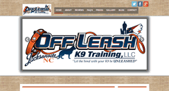 Desktop Screenshot of jacksonvillencdogtraining.com